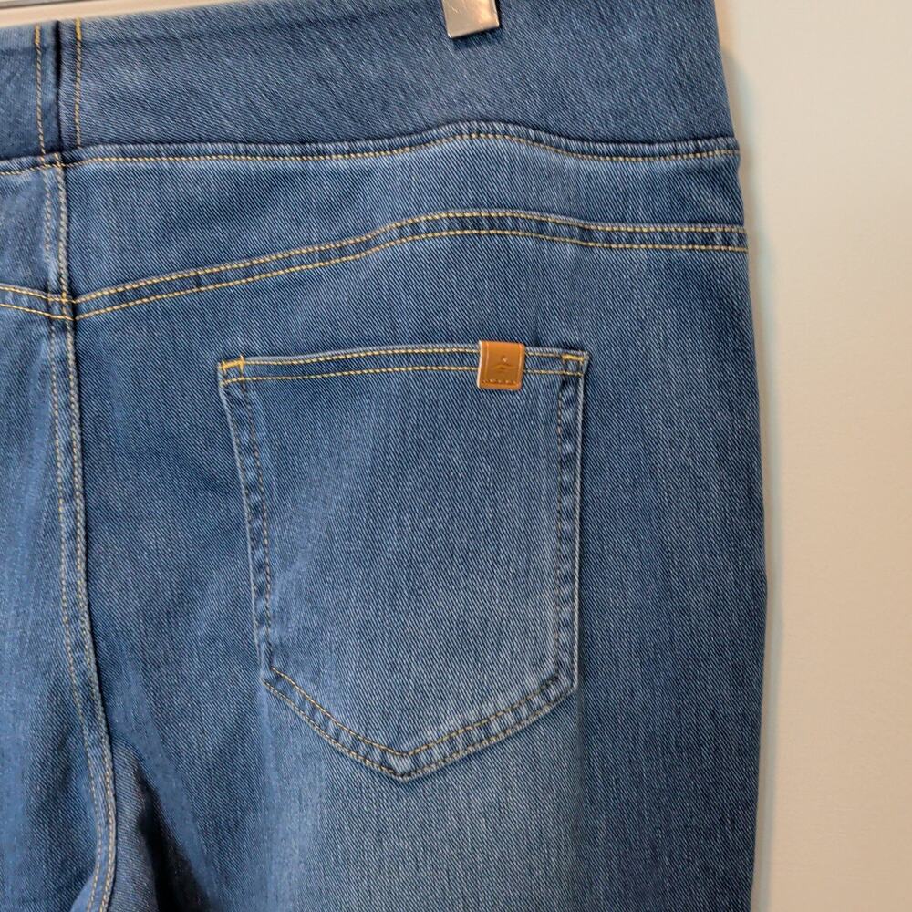 NWT Halara Women's Sz XL Flex Stretch Pull On Denim Bootcut Jeans High Waist - Picture 4 of 6